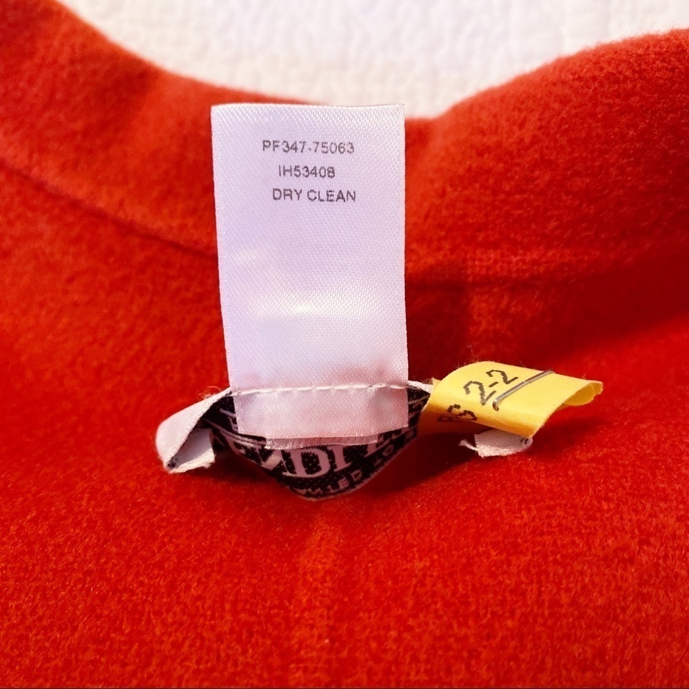 Pendleton Merino Wool Button Front Rust Blazer - … - image 5